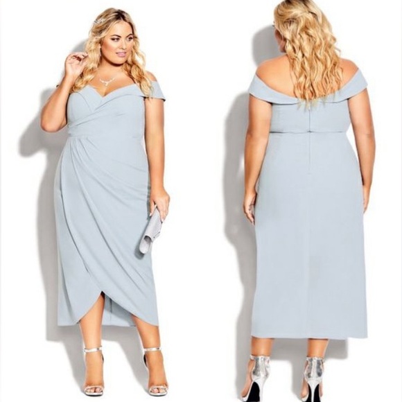 City Chic Elegant Dress size M/18 - Picture 1 of 15